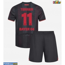 Bayer Leverkusen Martin Terrier #11 Heimtrikotsatz Kinder 2025-26 Kurzarm (+ Kurze Hosen)